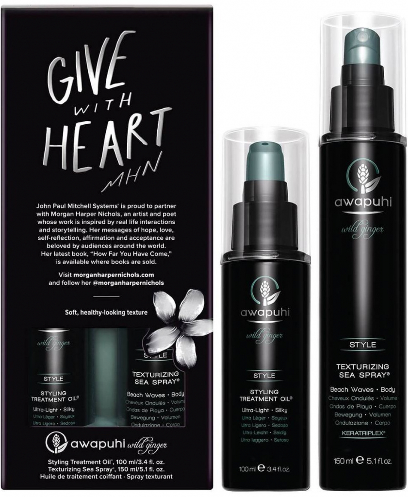 Paul Mitchell Awapuhi Wild Ginger Style olej 100 ml + sprej na vlny 150 ml dárková sada