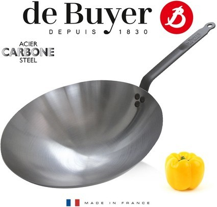 de Buyer 5114.35 WOK pánev 12/10 o35,5 cm