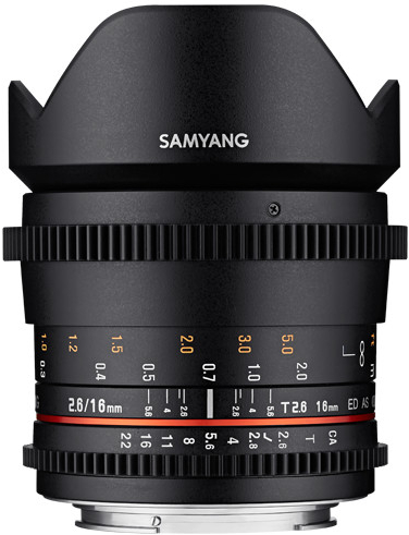 Samyang 16mm T2.6 ED AS UMC Pentax