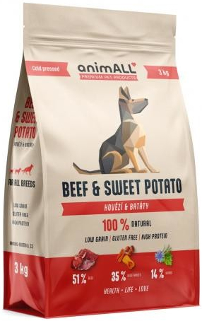 animALL Beef & Sweet Potato 3 kg
