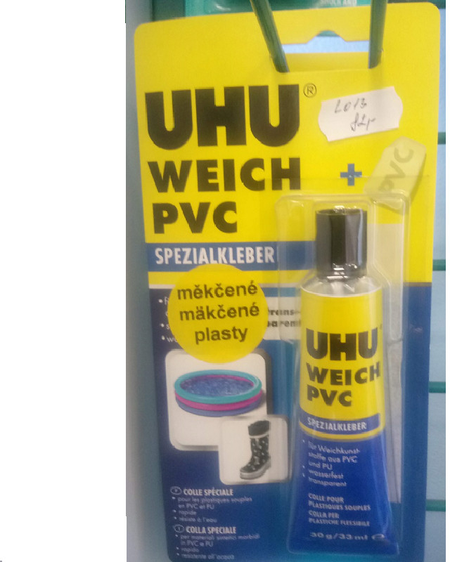 UHU Weich PVC lepidlo na měkké plasty 30g