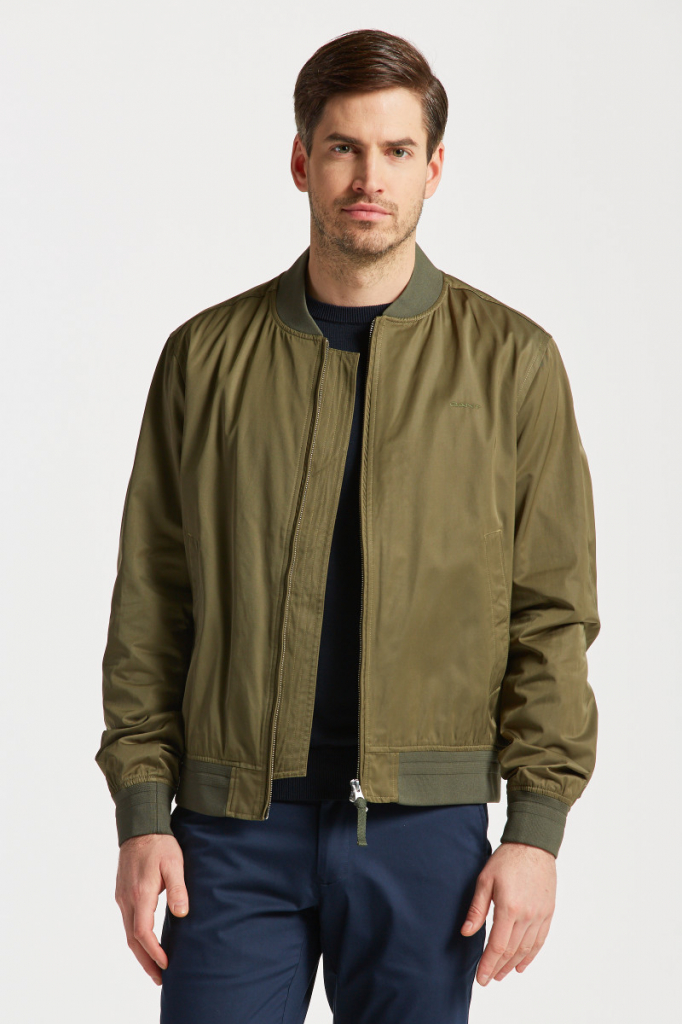 Gant Light Bomber Jacket zelená