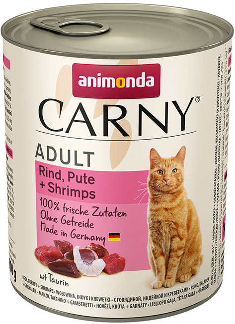 Carny Adult hovězí krůta a krevety pro kočky 0,8 kg