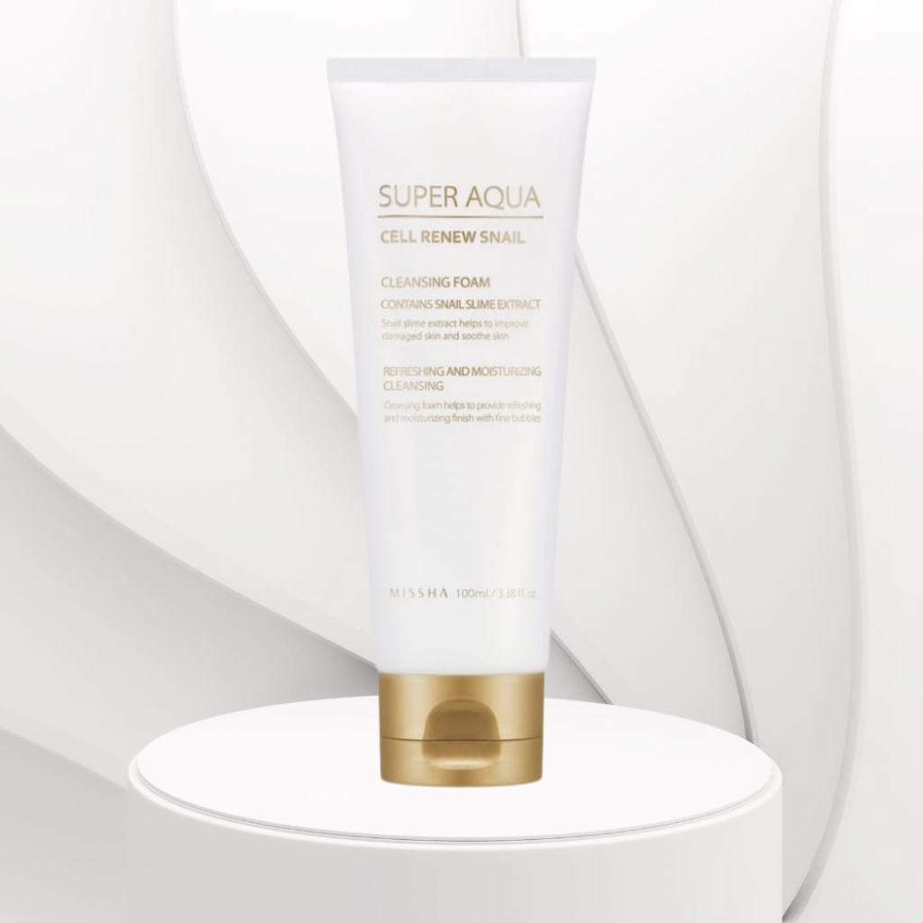 Missha Super Aqua Cell Renew Snail čisticí pěna 100 ml