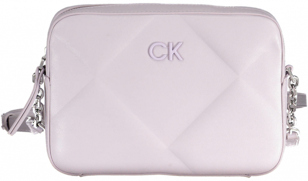 Calvin Klein kabelka Re-Lock Quilt Camera Bag K60K610767 Fialová