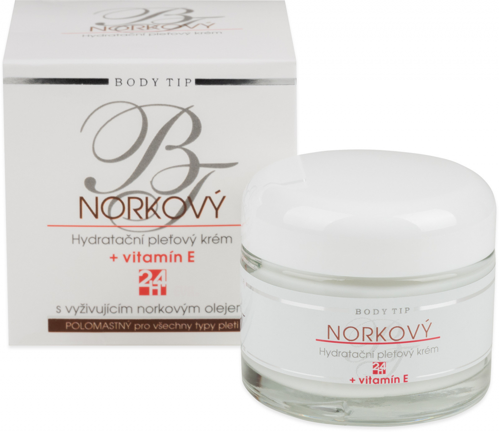 Body Tip norkový hydratační krém s koenzymem Q10 50 ml