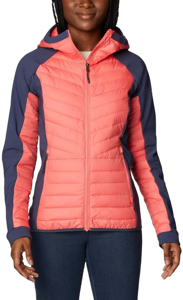 Columbia Powder Lite Hybrid Hooded Jacket W blush pink