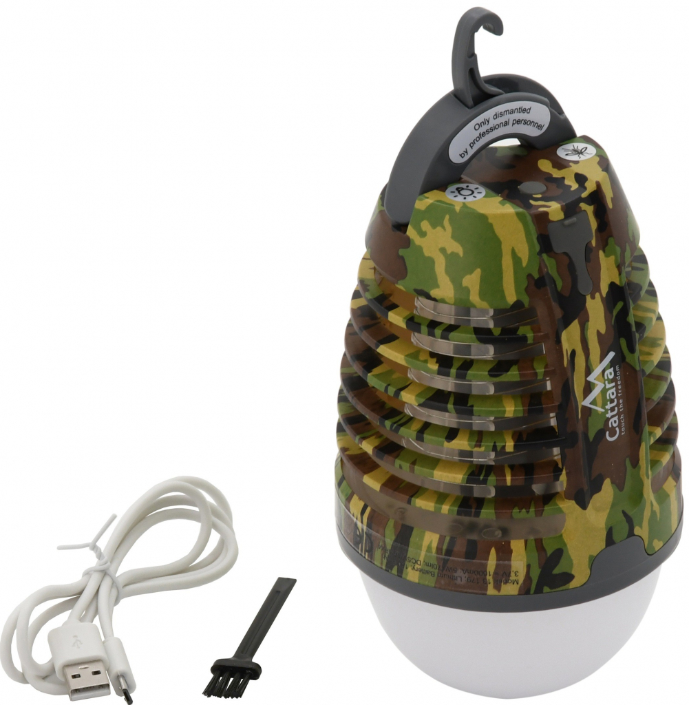 Cattara Pear Army Svítilna s elektronickým lapačem hmyzu 13179