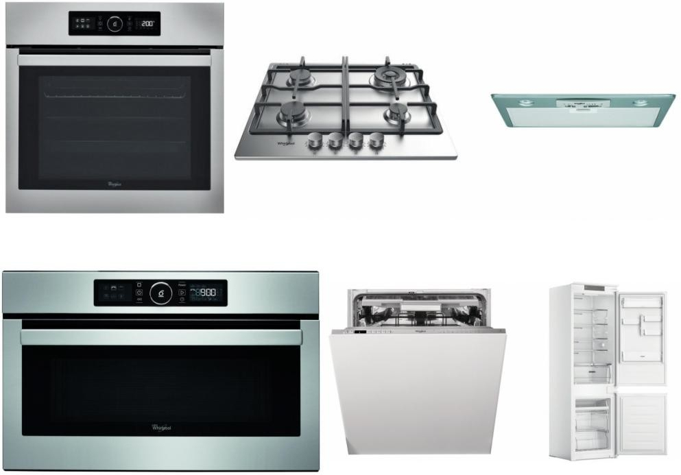 Set Whirlpool AKZ9 6230 IX + TKRL 661 IX EU + AKR 650/1 IX + AMW 730 IX + WIO 3O540 PELG + WHC18 T311