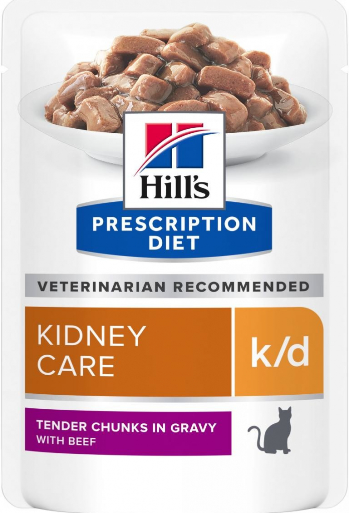 Hill\'s Prescription Diet K/D hovězí 12 x 85 g