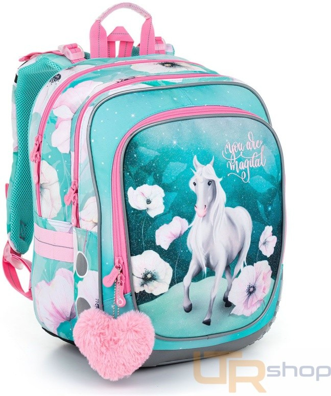 Topgal batoh Endy 22053 G/Turquoise/Unicorn