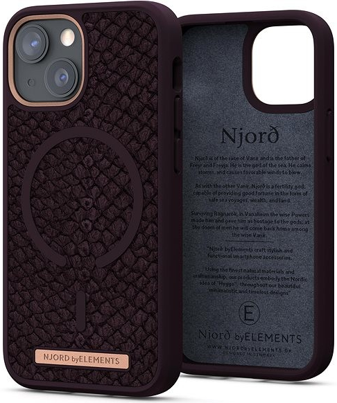 Pouzdro Njord Eldur Case iPhone 13 Mini fialové