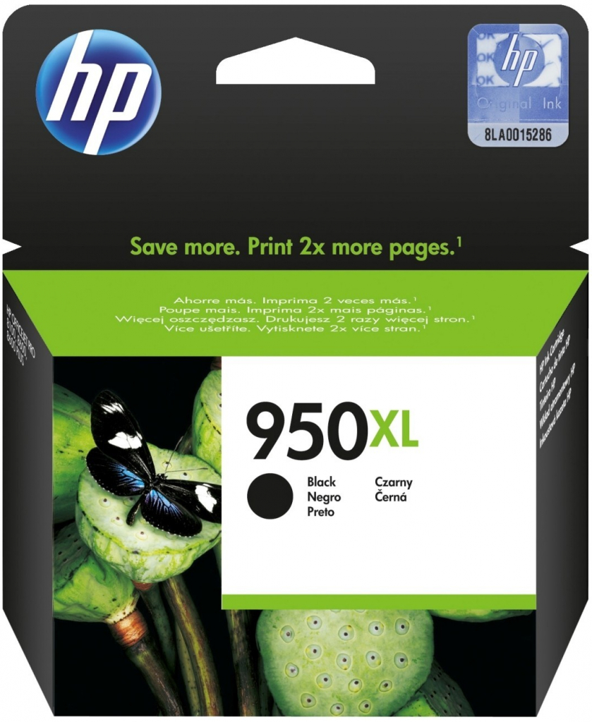 HP 950XL originální inkoustová kazeta černá CN045AE