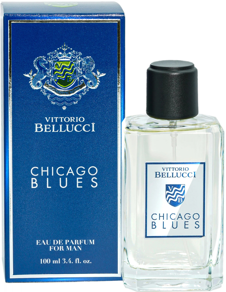 Vittorio Bellucci Chicago Blues toaletní voda pánská 100 ml