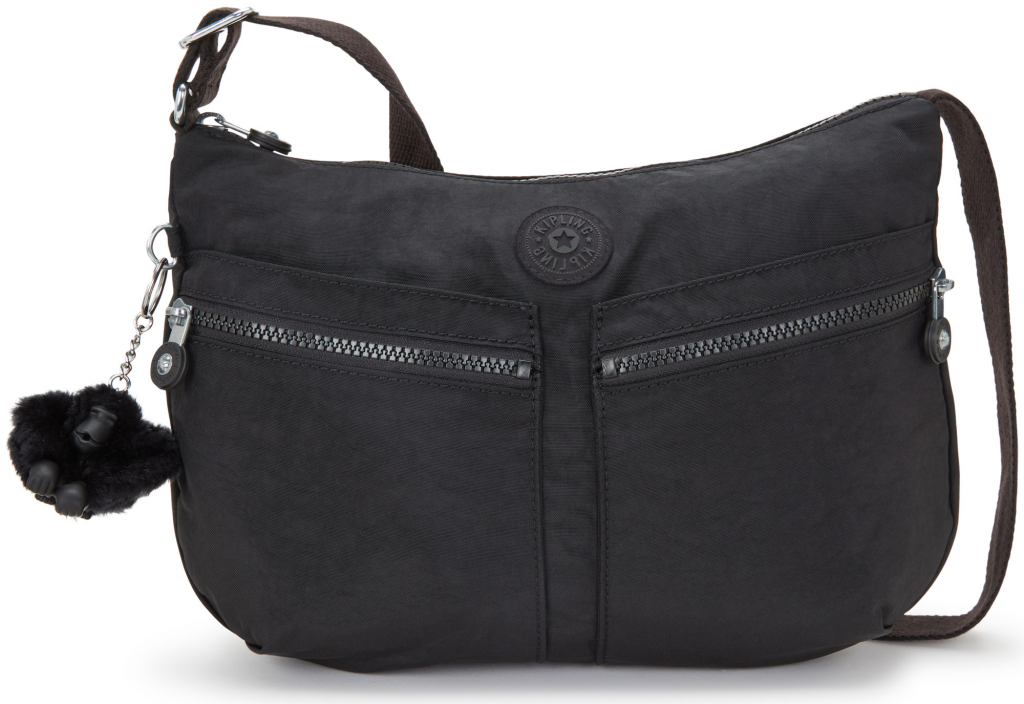 Kipling kabelka IZELLAH Black Noir 7 l