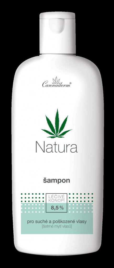 Cannaderm Natura šampon suché vlasy 200 ml