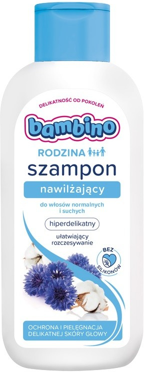 Bambino Rodinný hydratačný šampón na normálne a suché vlasy 400 ml