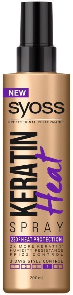 Syoss Keratin Hair Perfection Heat ochranný sprej 200 ml