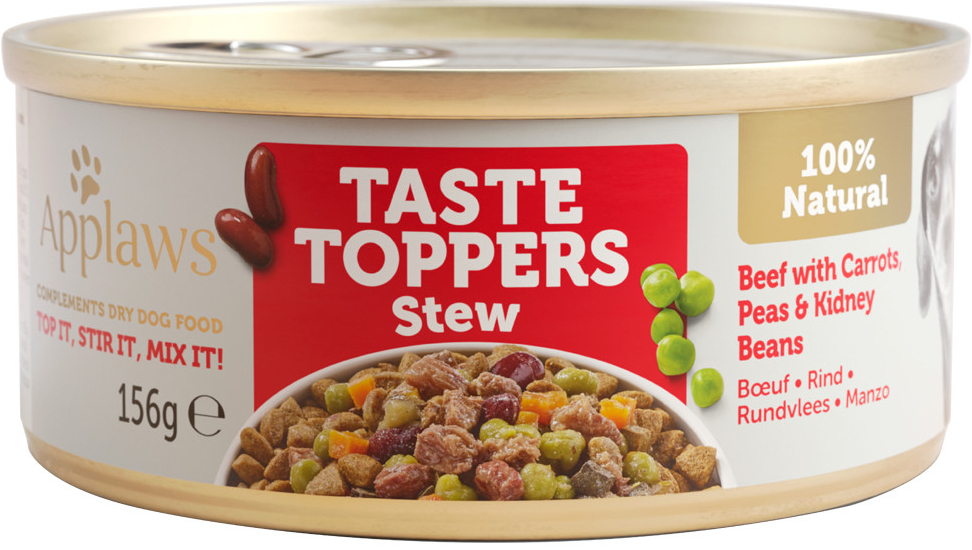Applaws Dog Taste Toppers Stew Hovězí se zeleninou 156 g