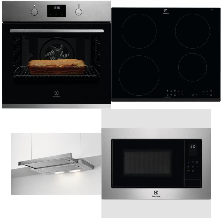 Set Electrolux KOFGH70TX + LIR60430 + LFP326S + EMS4253TEX