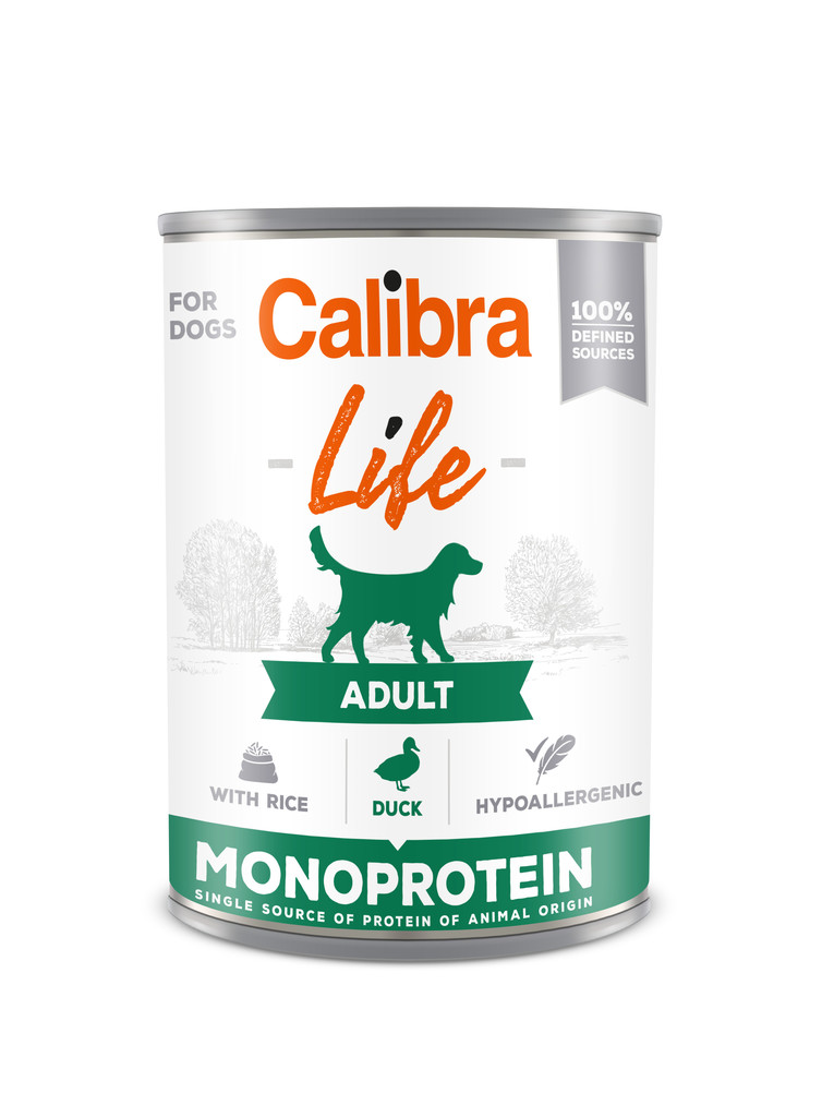 Calibra Dog Life Adult Duck 6 x 400 g