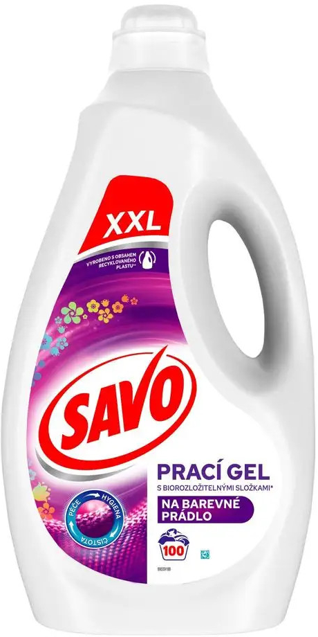 Savo Prací gel na barevné prádlo 100 PD 5 l