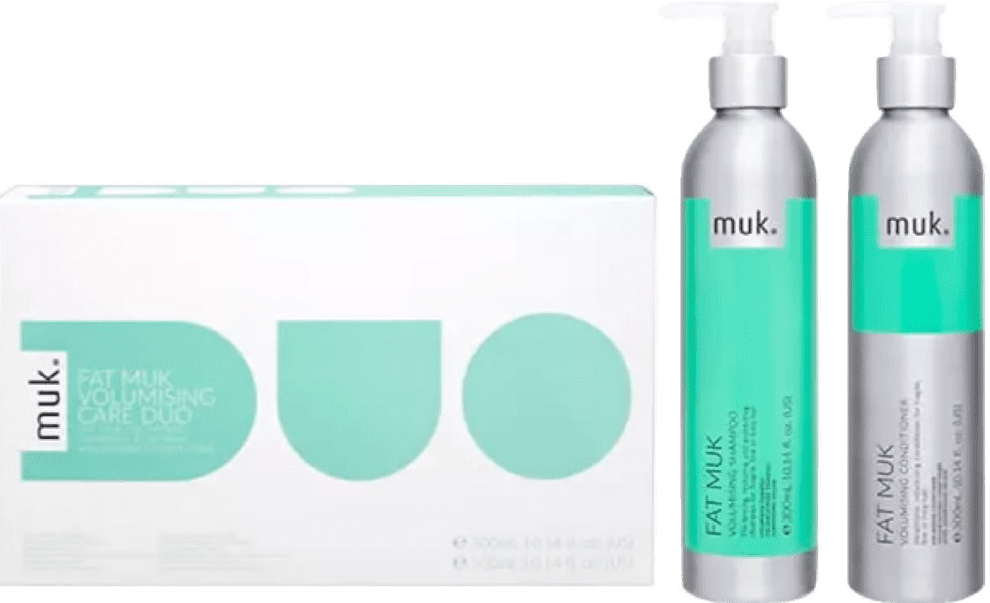 muk HairCare FAT VOLUMISNG DUO Kondicionér pro objem vlasů 300 ml + Šampon pro objem vlasů Fat Muk 300 ml dárková sada