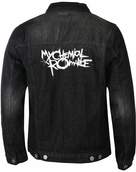 My Chemical Romance Logo Black Denim Rock Off
