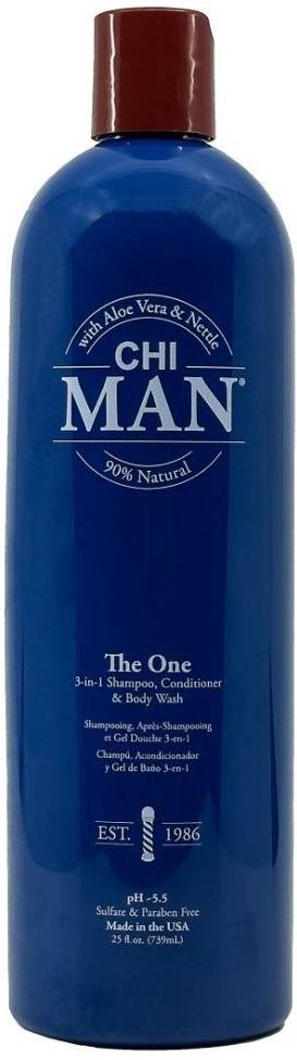 CHI Man The One 3 in 1 Shampoo Conditioner & Body Wash 739 ml