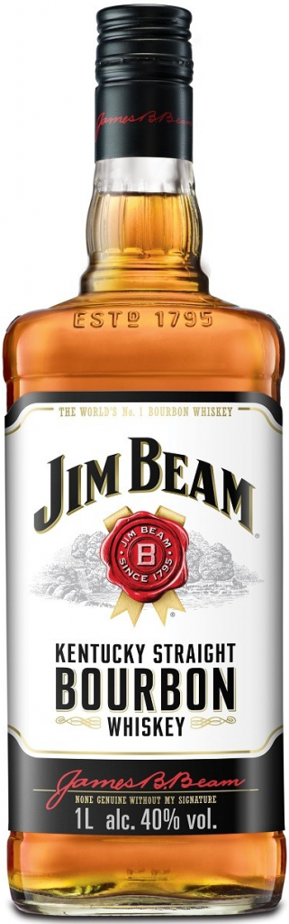 Jim Beam White Label 40% 0,7 l (holá láhev)