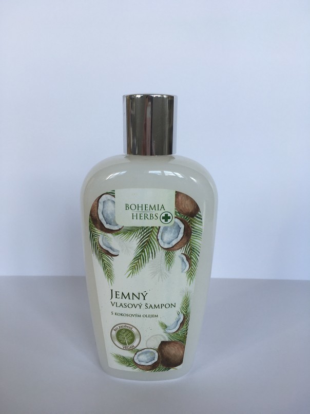 Bohemia Herbs vlasový šampon s kokosovým a olivovým olejem Kokos 250 ml