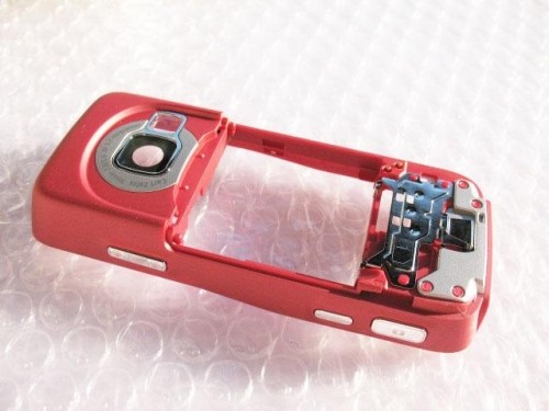 Kryt Nokia N73 střední červený