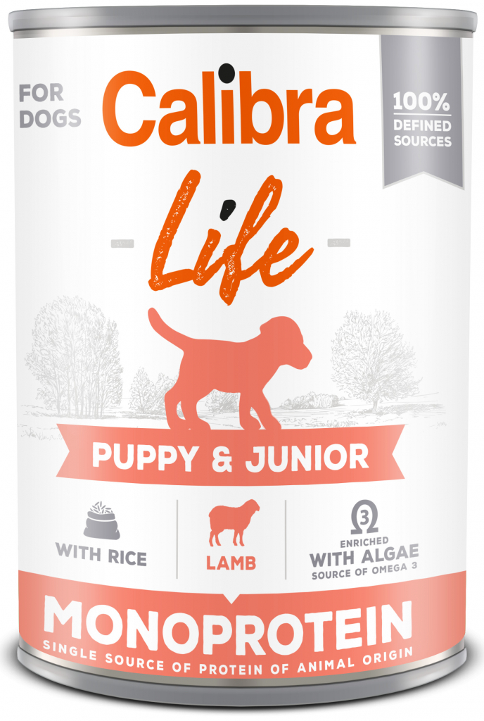 Calibra Dog Life Junior Lamb 400 g