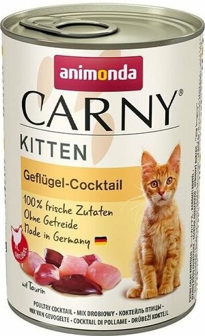 Carny Kitten drůbeží koktejl pro koťata 6 x 0,4 kg