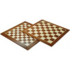 Dřevěná šachovnice velikost č. 5 / šachovnice na dámu 10x10 - hnědá 660252