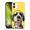 Zadní obal pro mobil Apple iPhone 12 MINI - HEAD CASE - Srandovní zvířátka pejsek DJ Dalmatin (Plastový kryt, obal, pouzdro na mobil Apple iPhone 12 MINI - Dalmatin a sluchátka)
