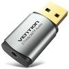 Vention USB External Sound Card Gray Metal Type (OMTP-CTIA)