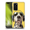 Zadní obal pro mobil Huawei P40 - HEAD CASE - Srandovní zvířátka pejsek DJ Dalmatin (Plastový kryt, obal, pouzdro na mobil Huawei P40 - Dalmatin a sluchátka)
