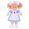 Bigjigs Toys látková zdravotní sestřička Nancy 25 cm