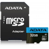 Adata Premier microSDHC 32GB 100R/25W UHS-I Class 10 A1 V10 + Adaptér AUSDH32GUICL10A1-RA1