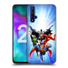 Pouzdro na mobil HONOR 20 - HEAD CASE - DC komix Liga Spravedlivých hrdinové (Obal, kryt pro mobil HONOR 20 DUAL SIM Justice League superman a ostatní modré pozadí)