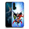 Pouzdro na mobil HONOR 20 PRO - HEAD CASE - DC komix Liga Spravedlivých hrdinové (Obal, kryt pro mobil HONOR 20 PRO DUAL SIM Justice League superman a ostatní modré pozadí)