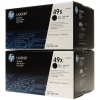 Toner HP Q5949XD (49X), dvojbalení, černá (black), originál