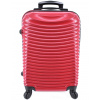 Cestovní kufr skořepinový - červená (L) 90l