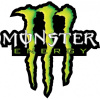 D.I.N.O. Samolepka - nálepka Monster Energy (75 x 65 mm)