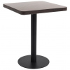 Bistro stolek tmavě hnědý 60 x 60 cm MDF - Default Title