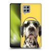 Zadní obal pro mobil Samsung Galaxy A42 5G - HEAD CASE - Srandovní zvířátka pejsek DJ Dalmatin (Plastový kryt, obal, pouzdro na mobil Samsung Galaxy A42 5G - Dalmatin a sluchátka)