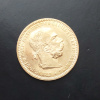 Zlatá mince Desetikoruna Františka Josefa I.- rakouská ražba 1906