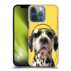 Zadní obal pro mobil Apple Iphone 13 PRO - HEAD CASE - Srandovní zvířátka pejsek DJ Dalmatin (Plastový kryt, obal, pouzdro na mobil Apple Iphone 13 PRO - Dalmatin a sluchátka)