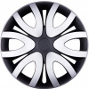 MERCEDES 14'' kompatibilní s modely, poklice na kola 4ks (sad) mika cerna/stribr (PLECHOVÉ DISKY - 14 palců na modely A B C E G S V X klasa 124 190 AMG GT Citan Vito Viano ML CLA CLS EQC G GLE GLA GLB